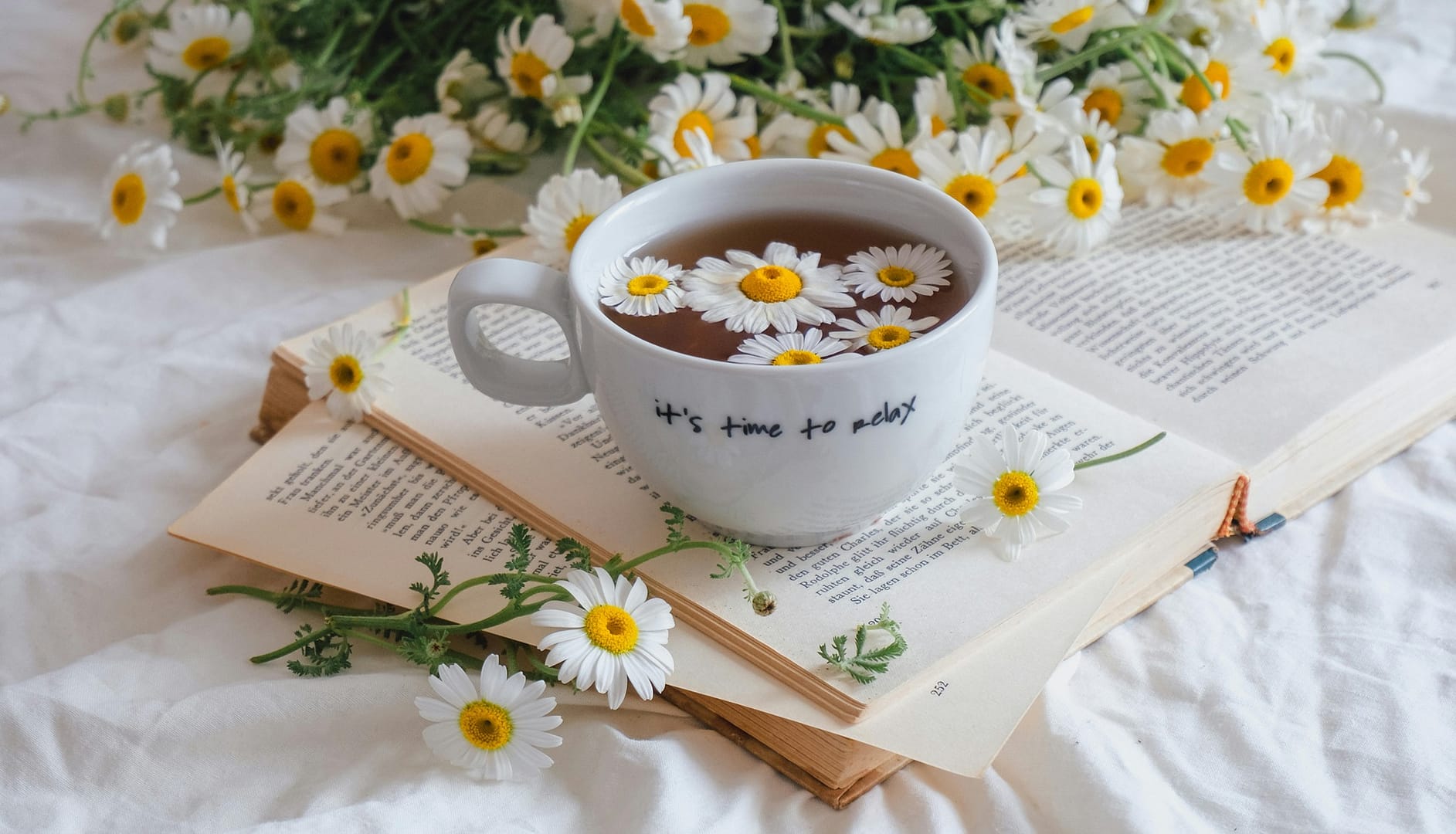 Taza de té momento de relax